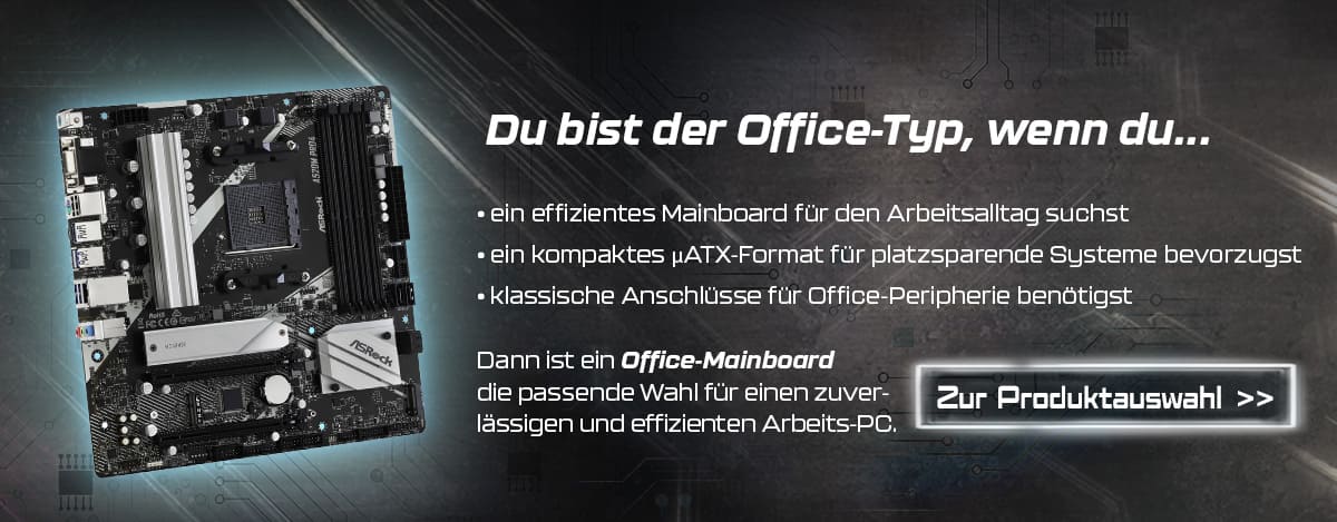 Office Mainboards von AsRock