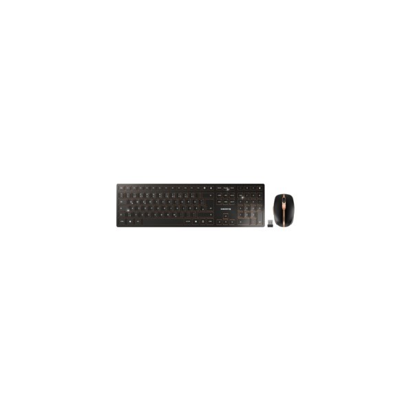 Keyboard & Mouse Cherry Slim Wireless Combo DW9100 black (DE) (JD-9100DE-2)