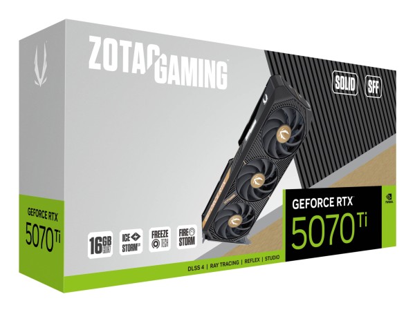 VGA ZOTAC GeForce® RTX 5070TI 16GB Solid SFF