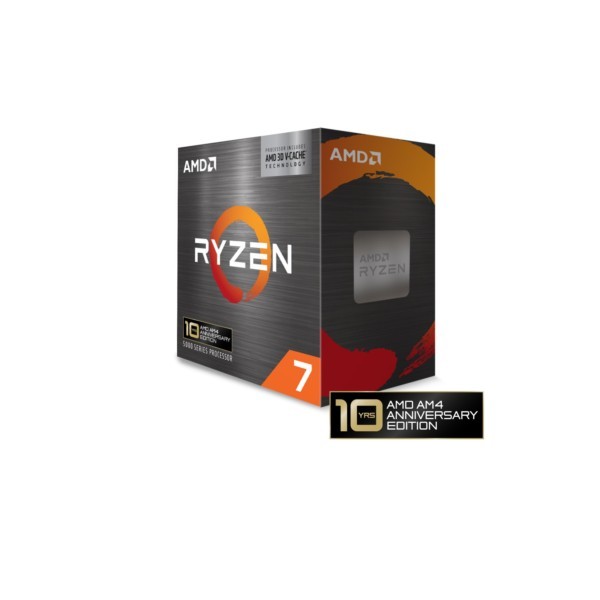 AMD Ryzen 7 5800X3D 10th Anniversary Edition Box AM4 (4,500GHz) 100-100000651POF ohne Kühler