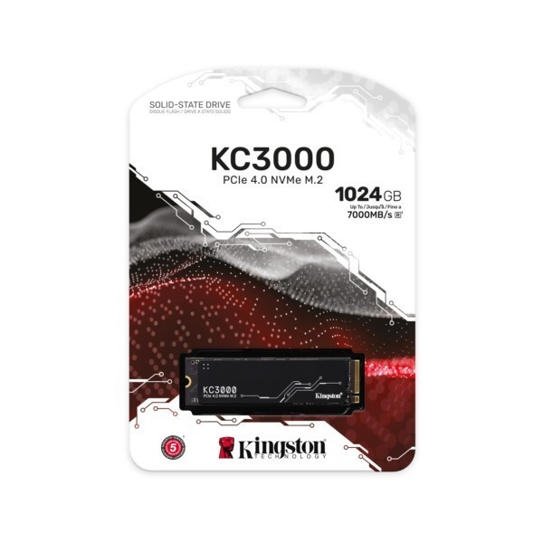SSD Kingston KC3000 1024GB Kingston SKC3000S/1024G M.2 PCIe 4.0 NVMe