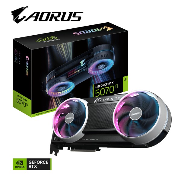 VGA Gigabyte GeForce® RTX 5070TI 16GB AORUS INFINITY