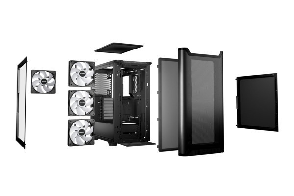 PC- Gehäuse BeQuiet Pure Base 501 LX black