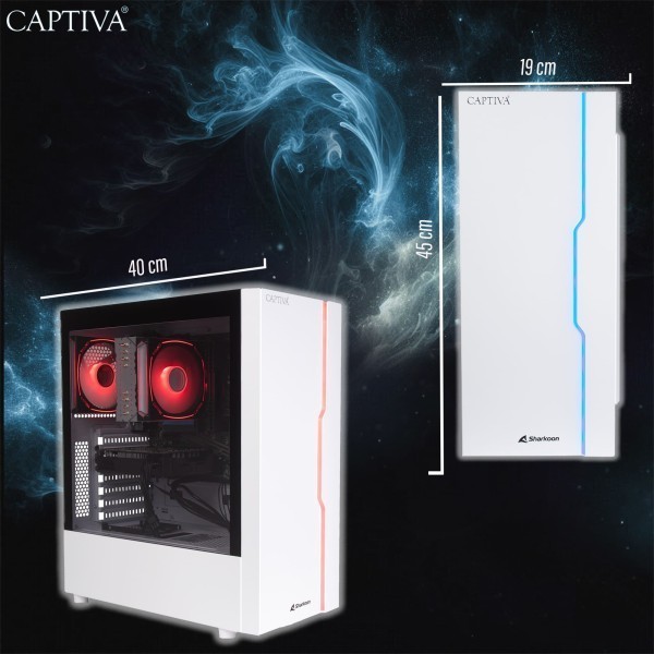 Captiva PC Power Starter R78-402 TFT Bundle (Ryzen 7 5700G/SSD 2TB/32GB/WLAN/Windows 11 Home 64-bit)