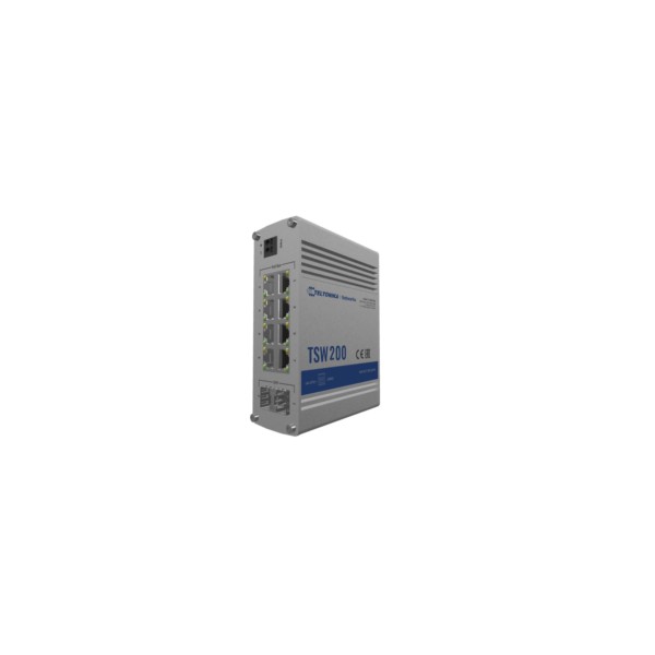 Teltonika TSW200 8-port Switch 8x10/100/1000 + 2xGigabit SFP