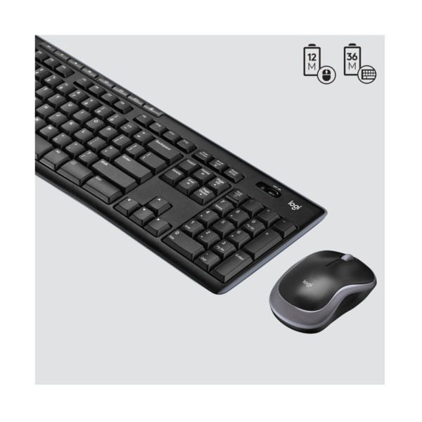 Keyboard & Mouse Logitech Wireless Combo MK270 black (US) (920-004509)