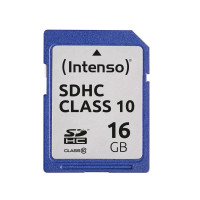 SD Card SDHC 16GB Intenso 1 Adapter Class 10 3411470 SD Card SDHC 16GB Intenso 1 Adapter Class 10 3411470