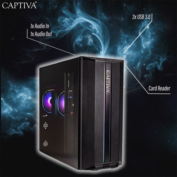 Captiva PC Advanced Gaming R76-276 (Ryzen 7 5700X/RTX3060 12GB GDDR6/SSD 1TB/32GB/WLAN/w/o OS)