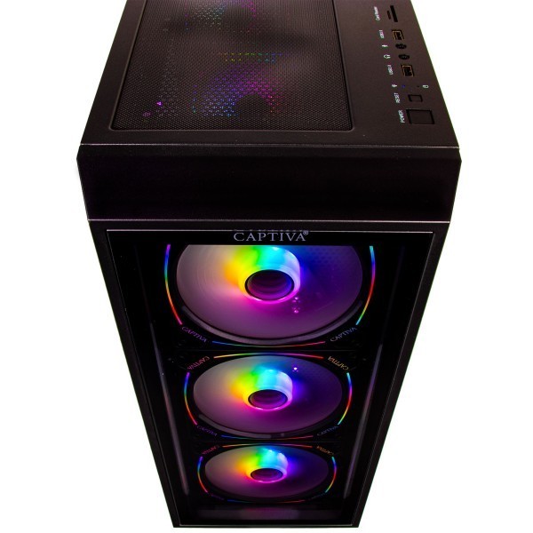 Captiva PC Highend Gaming R10-3458 (Ryzen 5 9600X/RX9060 XT 16GB GDDR6/SSD 1TB/16GB/WLAN/Windows 11 Home 64-bit)