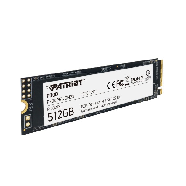 SSD Patriot P300 512GB M.2 PCIe 3.0 P300P512GM28