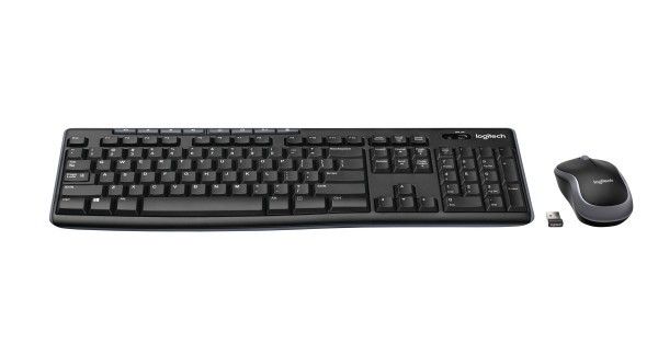 Keyboard & Mouse Logitech Wireless Combo MK270 Schwarz (US) (920-004523)