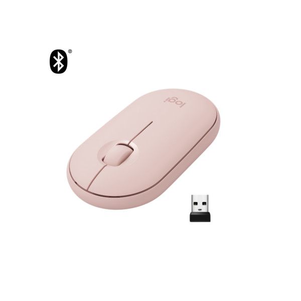 Mouse Logitech Pebble M350 rosé (910-005717)