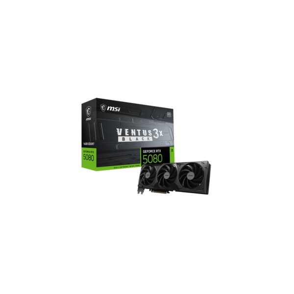 VGA MSI GeForce® RTX 5080 16GB VENTUS 3X OC BLACK