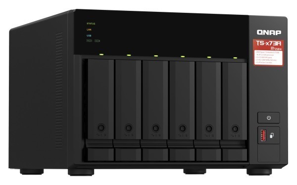 B-NAS Server QNAP TS-673A-SW5T 6-Bay