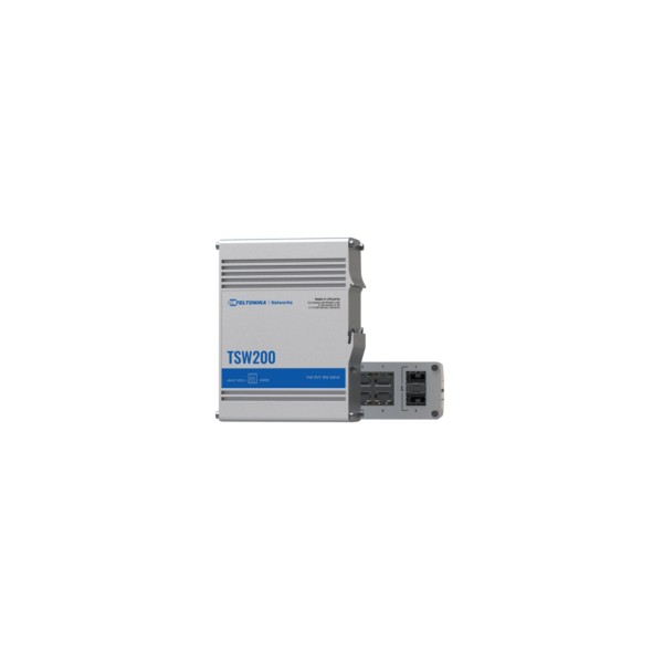 Teltonika TSW200 8-port Switch 8x10/100/1000 + 2xGigabit SFP