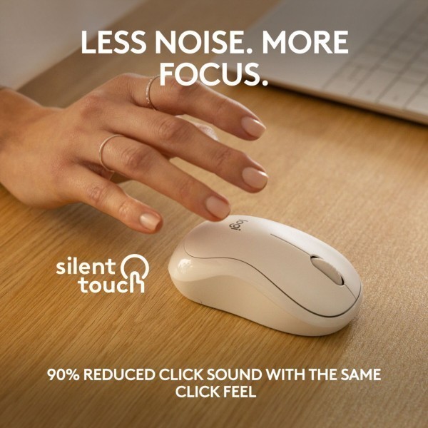 Mouse Logitech M240 Bluetooth white (910-007120)