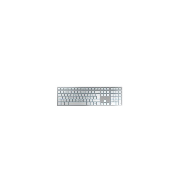 Keyboard Cherry KW 9100 Slim for Mac USB + Bluetooth silver (DE) (JK-9110DE-1)