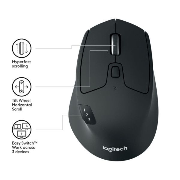 Mouse Logitech M720 Triathlon schwarz (910-004791)