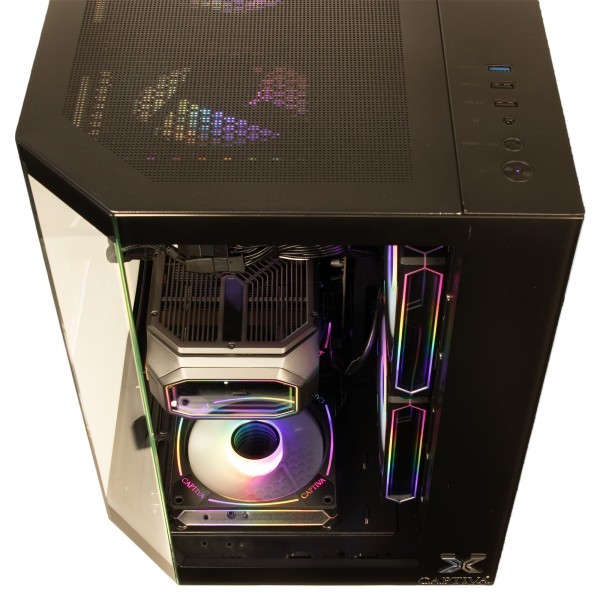 Captiva PC Highend Gaming R10-4004 (Ryzen 7 7800X3D/RTX5070 12GB GDDR7/SSD 1TB/32GB/WLAN/Windows 11 Home 64-bit)