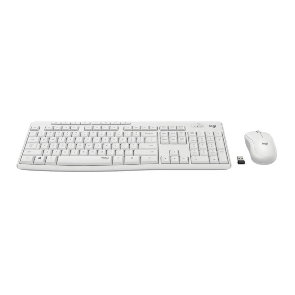 B-Keyboard & Mouse Logitech Wireless Combo MK295 white (DE) (920-009819)
