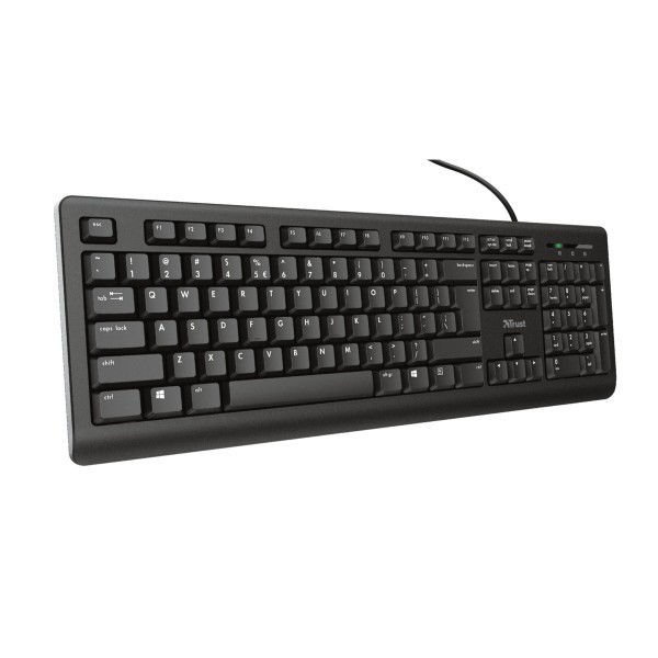 Keyboard Trust TK-150 DE schwarz 23983