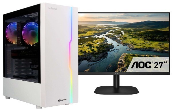 Captiva PC Power Starter R78-406 TFT Bundle (Ryzen 5 5600G/SSD 1TB/32GB/WLAN/w/o OS)