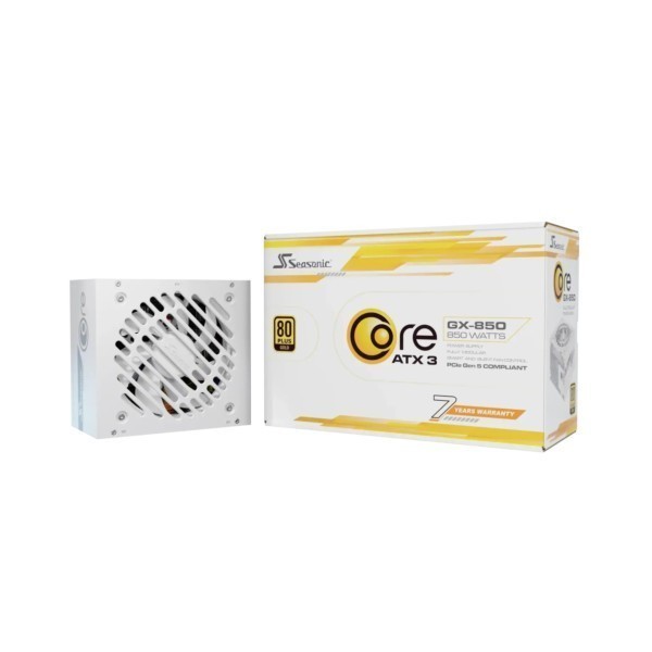 PC- Netzteil Seasonic Core-GX-850 850W  Gold modular White