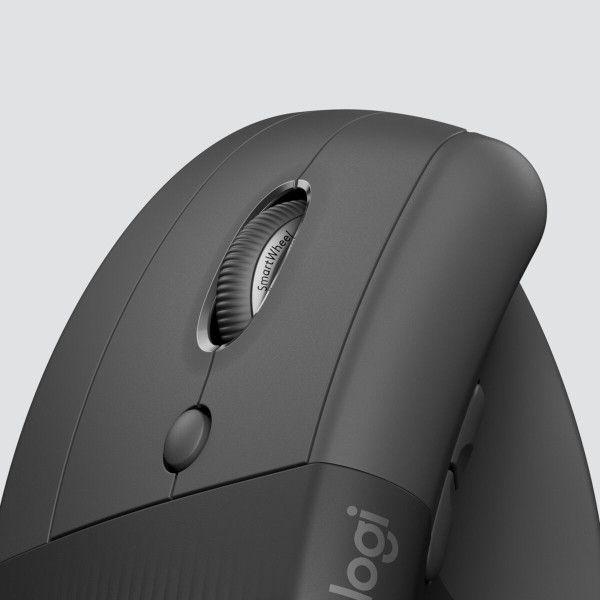 Mouse Logitech Lift for Business wireless ergonomisch graphite left (910-006495)