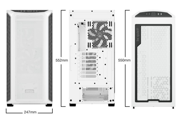 PC- Gehäuse BeQuiet Shadow Base 800 DX - weiss