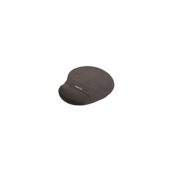 Mouse Pad LogiLink Mousepad mit Silikon Gel Handballenauflage, schwarz