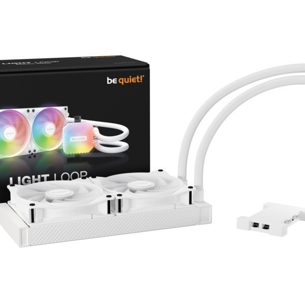 Cooler Be Quiet! Light Loop - Prozessor - Wasserkühlung - 240mm White (BW021)