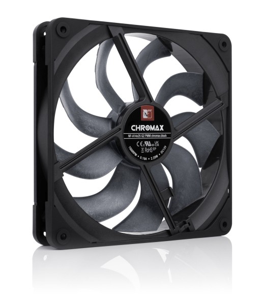 PC-Gehäuselüfter Nocuta NF-A14x25 G2 PWM chromax.black