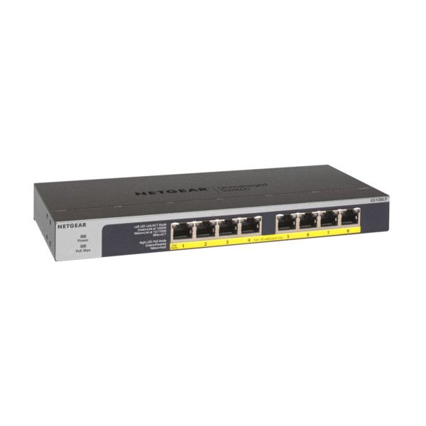 NETGEAR Switch  8-port 10/100/1000 GS108LP-100EUS