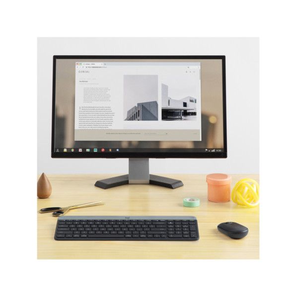Keyboard & Mouse Logitech Slim Wireless Combo MK470 (US) (920-009204)