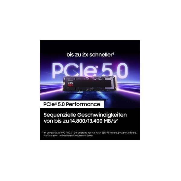 SSD Samsung 9100 Pro M.2 4TB NVMe MZ-VAP4T0BW PCIe 5.0