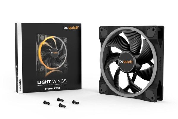 PC- Gehäuselüfter Be Quiet Light Wings 140mm PWM