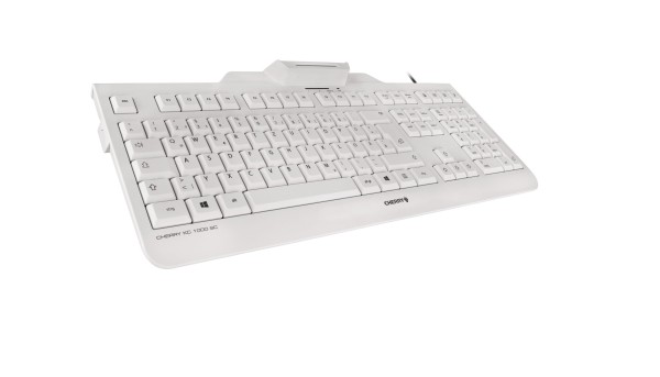 B-Keyboard Cherry KC 1000 SC wired white (DE) (JK-A0100DE-0)