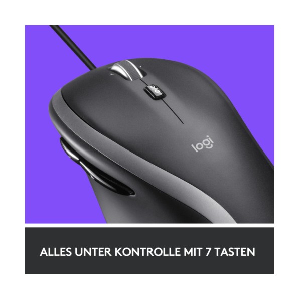 Mouse Logitech M500s Advanced Corded black (910-005784)