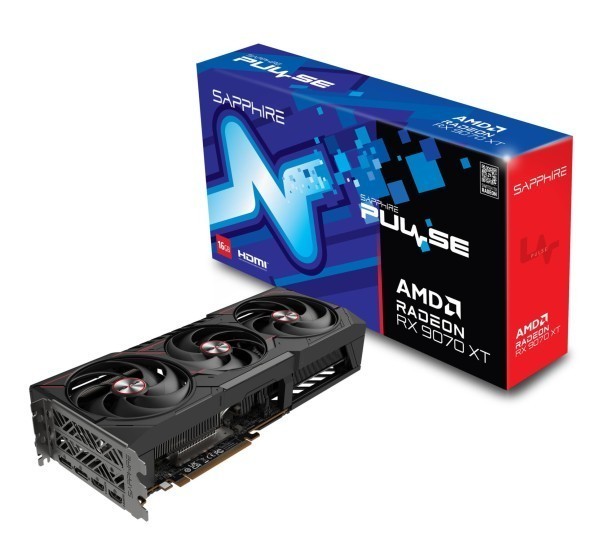 VGA SAPPHIRE PULSE Radeon RX 9070 XT 16GB Gaming  (UEFI)