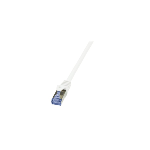 Kabel LogiLink Patchkabel Cat.6A PrimeLine 2m weiß CQ3051S