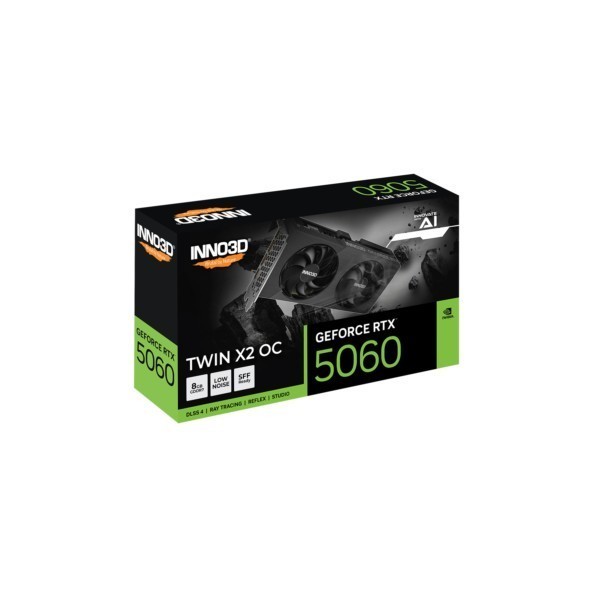 VGA Inno3D GeForce® RTX 5060 8GB Twin X2 OC V2