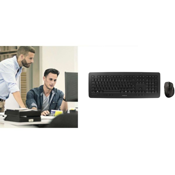 B-Keyboard & Mouse Cherry Wireless Combo DW5100 black (DE) (JD-0520DE-2)
