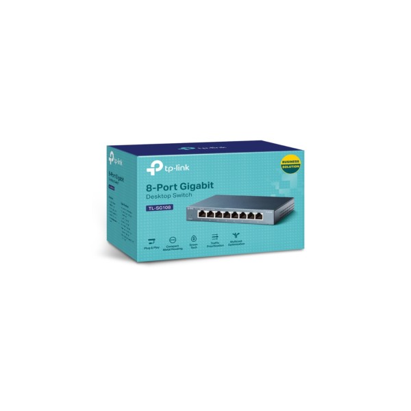 TP-Link Switcher Desktop 8-port 10/100M/1000M TL-SG108