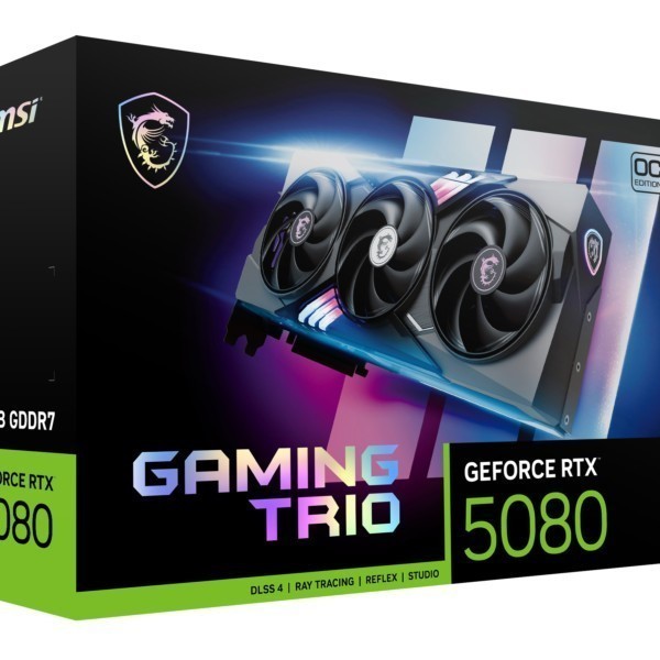 VGA MSI GeForce® RTX 5080 16GB GAMING TRIO OC