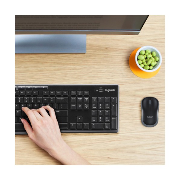 Keyboard & Mouse Logitech Wireless Combo MK270 black (US) (920-004509)