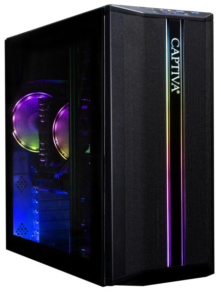 Captiva PC Highend Gaming R10-3474 (Ryzen 5 8400F/RX9060 XT 16GB GDDR6/SSD 500GB/16GB/WLAN/w/o OS)