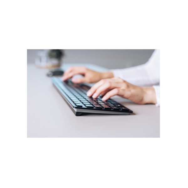 B-Keyboard Cherry KW 9100 SLIM wireless black (DE) (JK-9100DE-2)