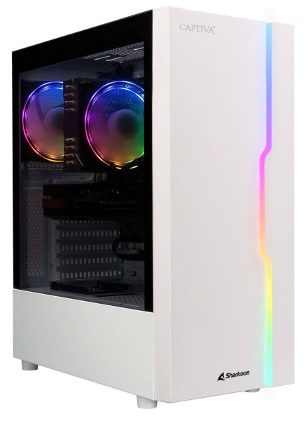 Captiva PC Advanced Gaming R90-559 (Ryzen 5 4500/RX7600 XT 16GB GDDR6/SSD 1TB/16GB/WLAN/Windows 11 Home 64-bit)