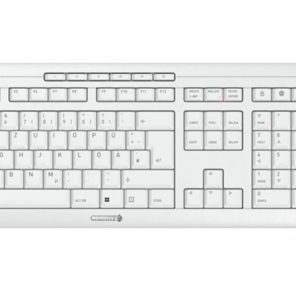 B-Keyboard & Mouse Cherry Wireless Combo Comfort white (DE) (JD-8550DE-0)