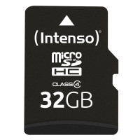 Micro SDHC 32GB Intenso 1 Adapter Class 4 3403480 Micro SDHC 32GB Intenso 1 Adapter Class 4 3403480